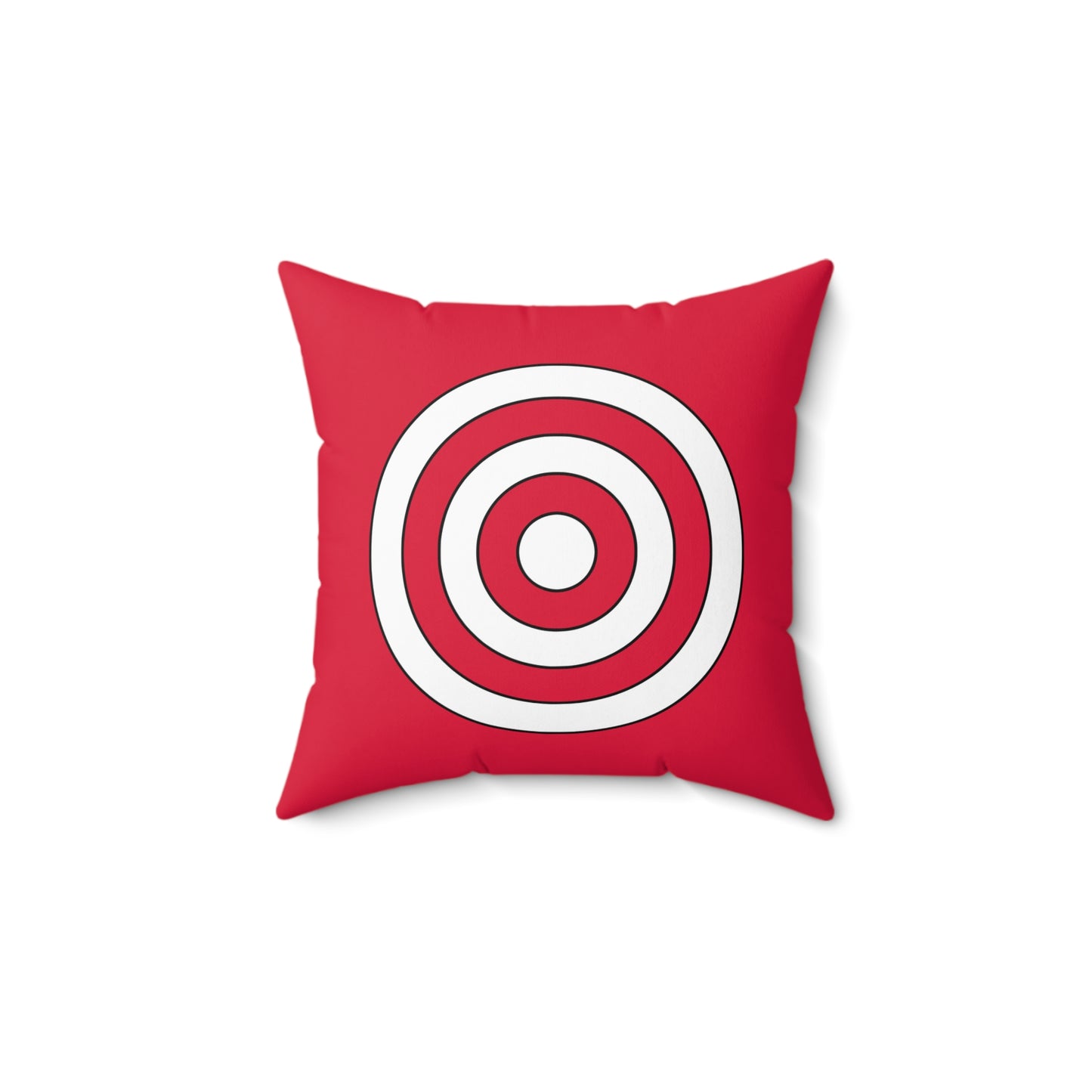 Poland Retro Target Cushion Pillow