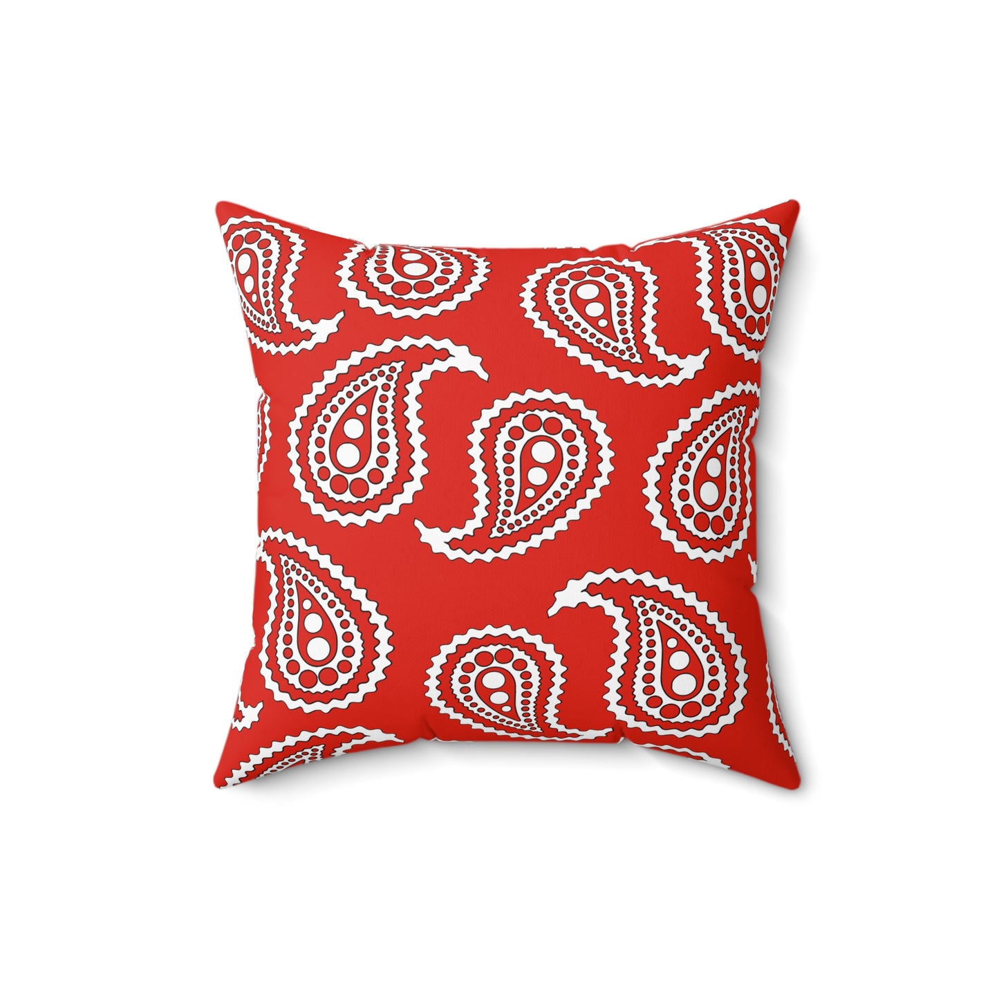 French Polynesia Retro Paisley Cushion Pillow