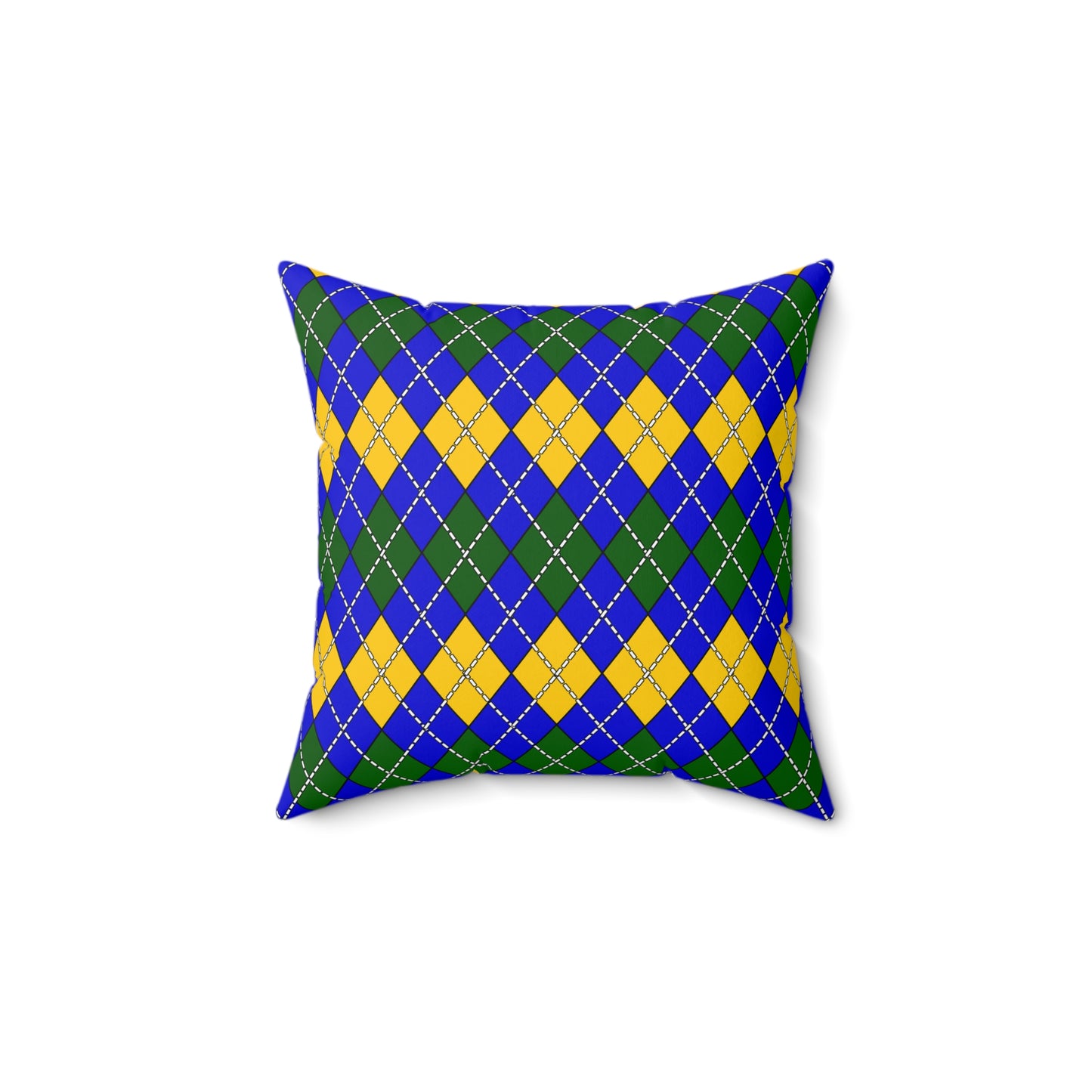 Solomon Islands Retro Argyle Cushion Pillow