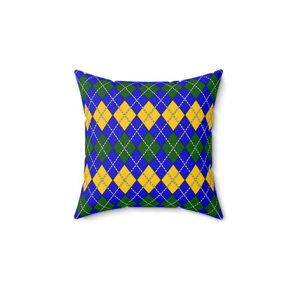 Solomon Islands Retro Argyle Cushion Pillow