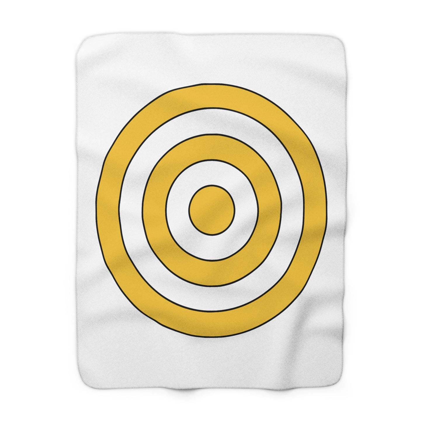United States Virgin Islands Retro Target Blanket Throw
