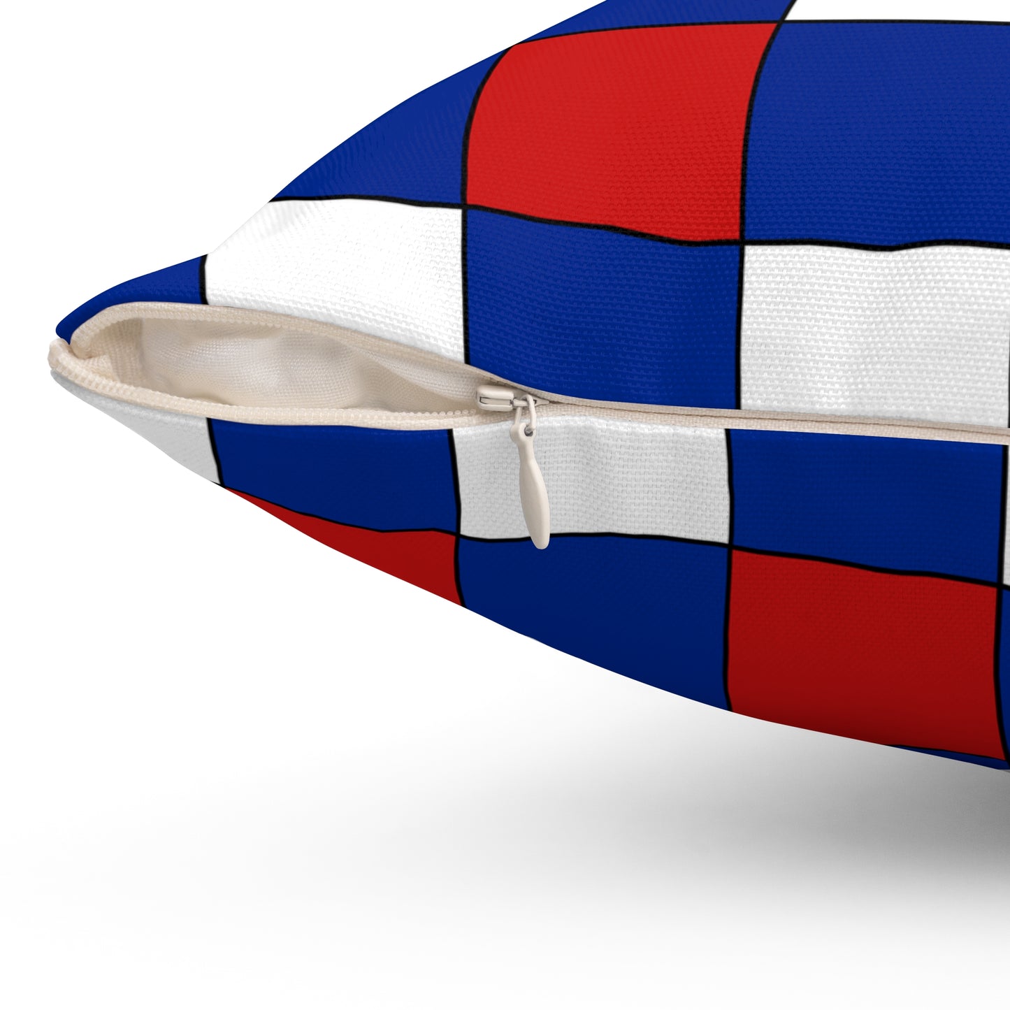 Cuba Retro Check Cushion Pillow