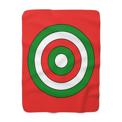 Oman Retro Target Blanket Throw