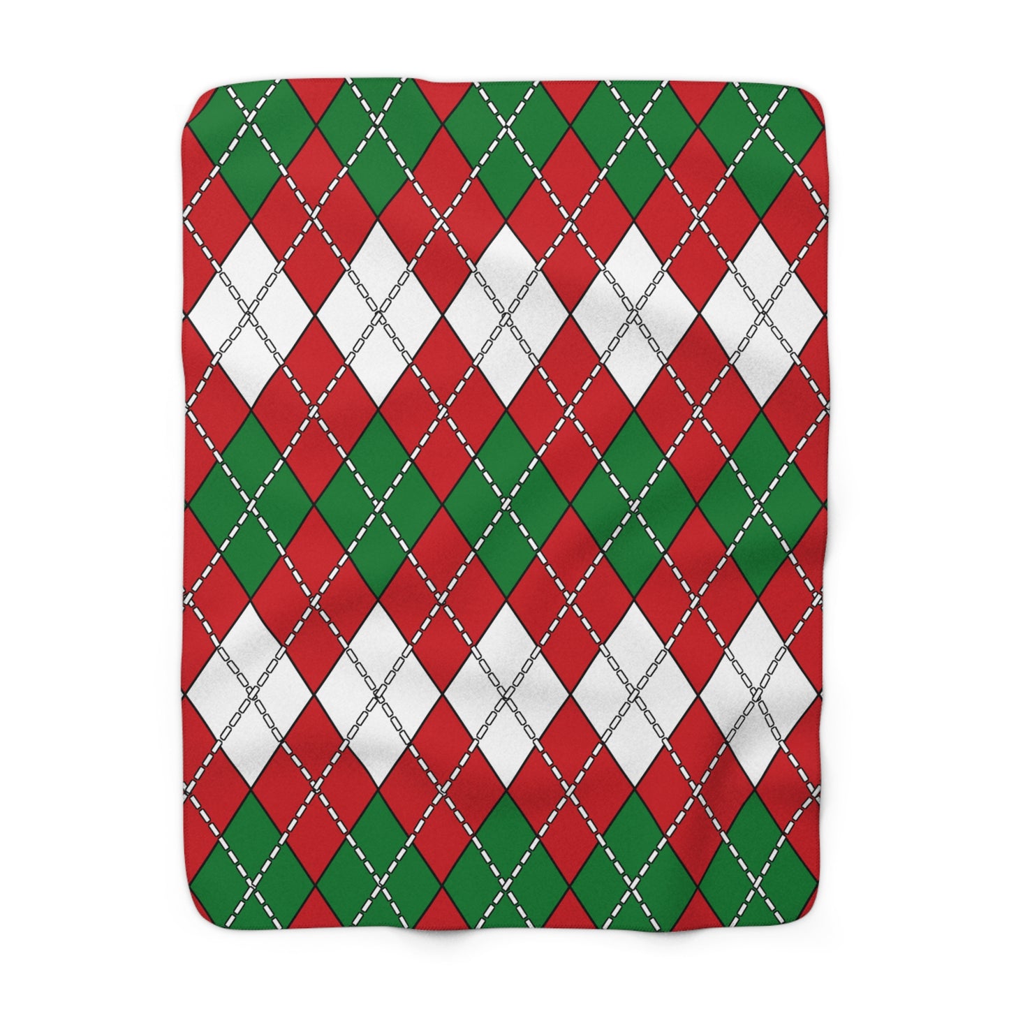Belarus Retro Argyle Blanket Throw