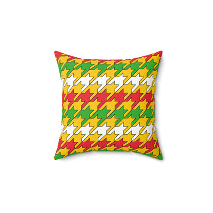 Myanmar Retro Houndstooth Cushion Pillow