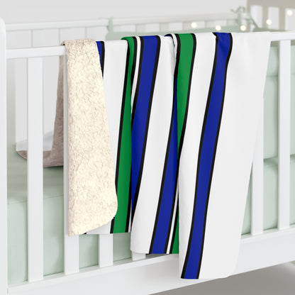 Lesotho Retro Stripes Blanket Throw