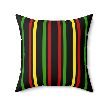 Saint Kitts And Nevis Retro Stripes Cushion Pillow