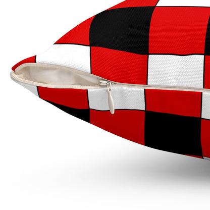 Trinidad And Tobago Retro Check Cushion Pillow