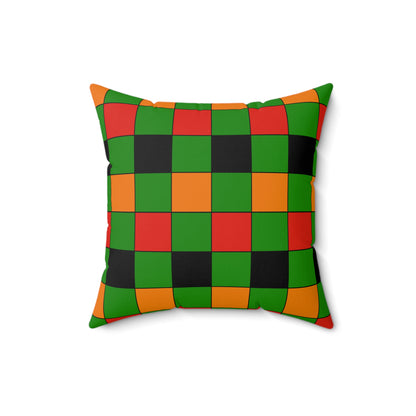 Zambia Retro Check Cushion Pillow