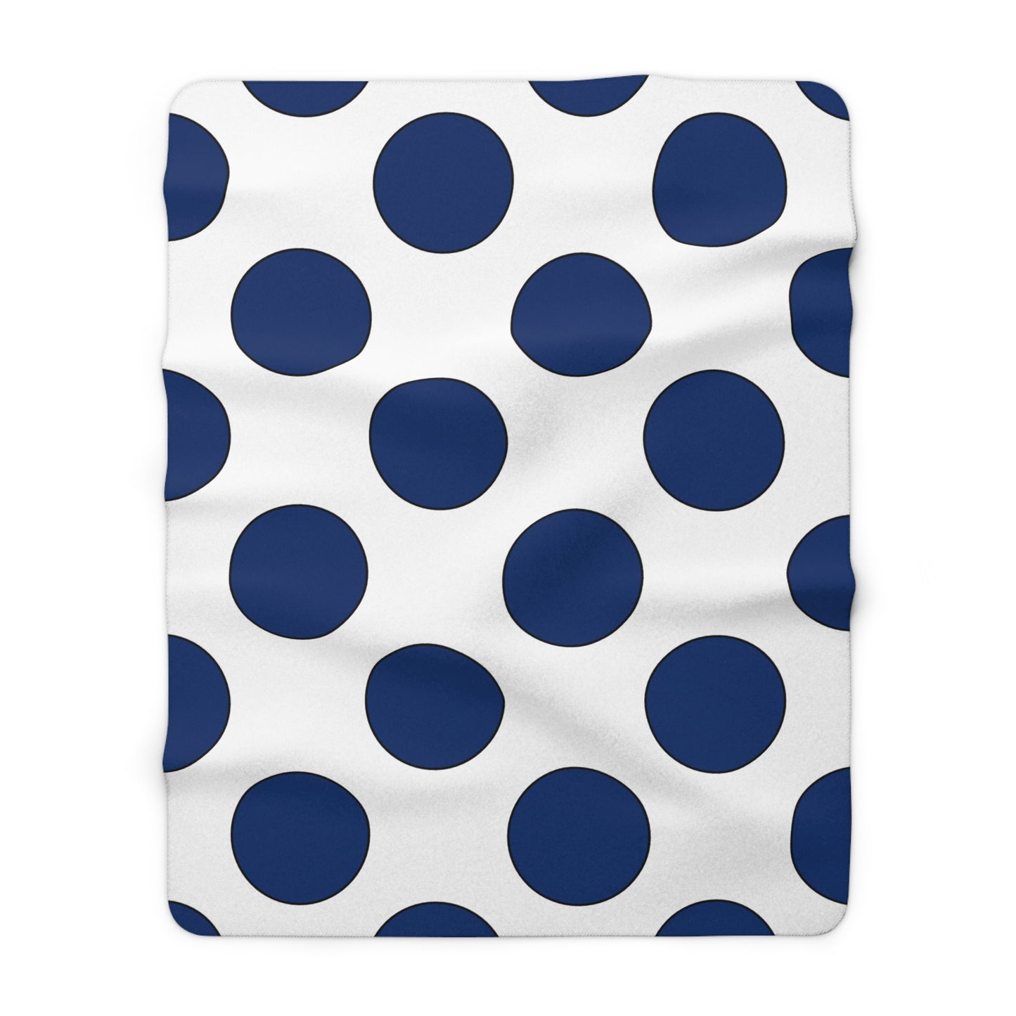 Finland Retro Polka Dots Blanket Throw