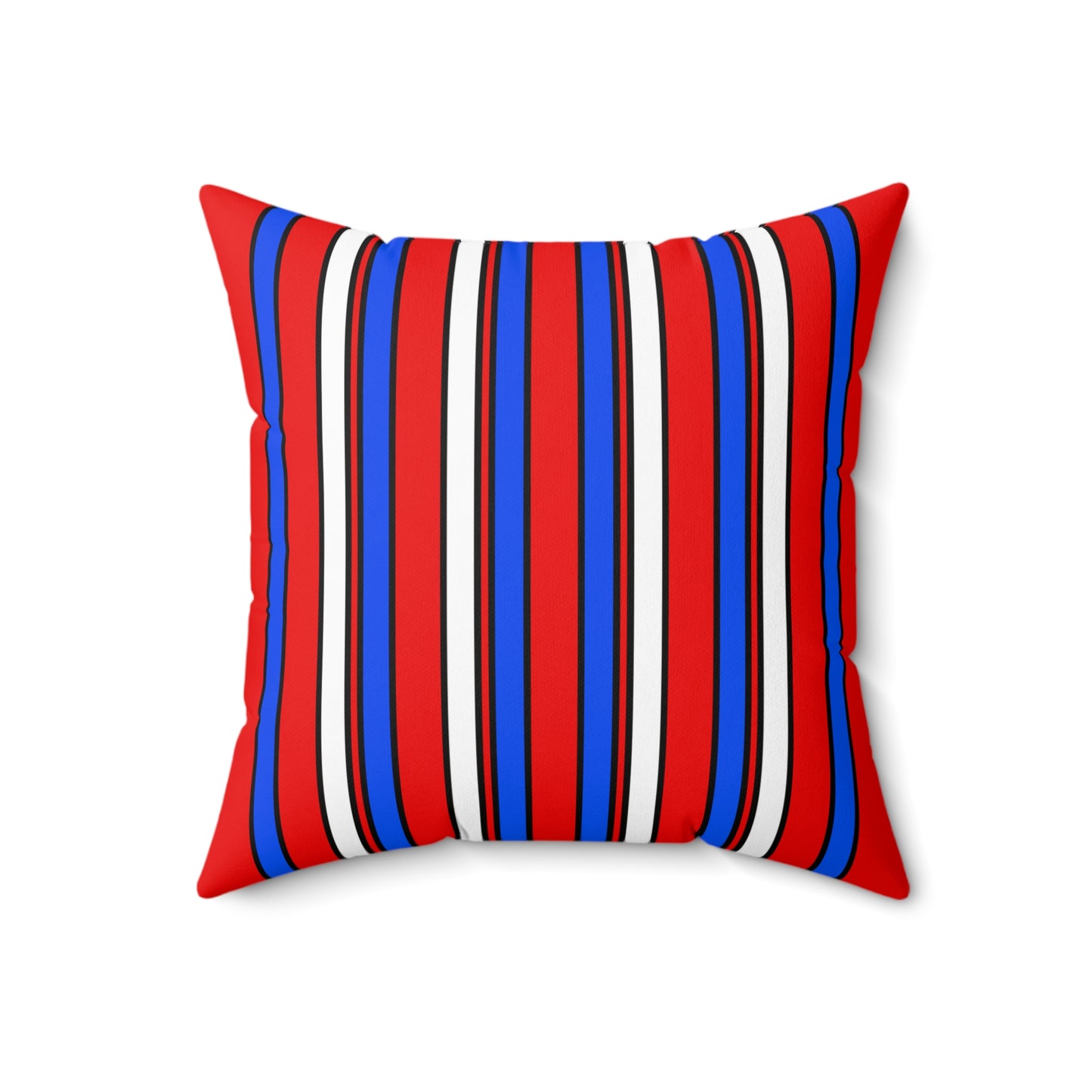 Puerto Rico Retro Stripes Cushion Pillow