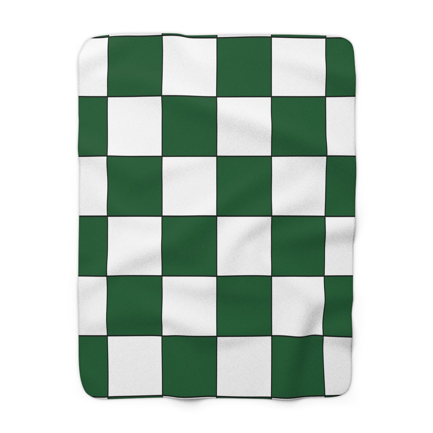 Saudi Arabia Retro Check Blanket Throw