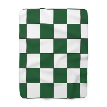 Saudi Arabia Retro Check Blanket Throw