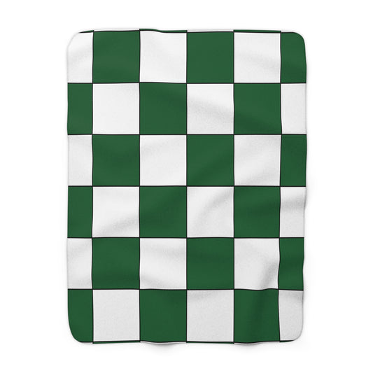 Saudi Arabia Retro Check Blanket Throw
