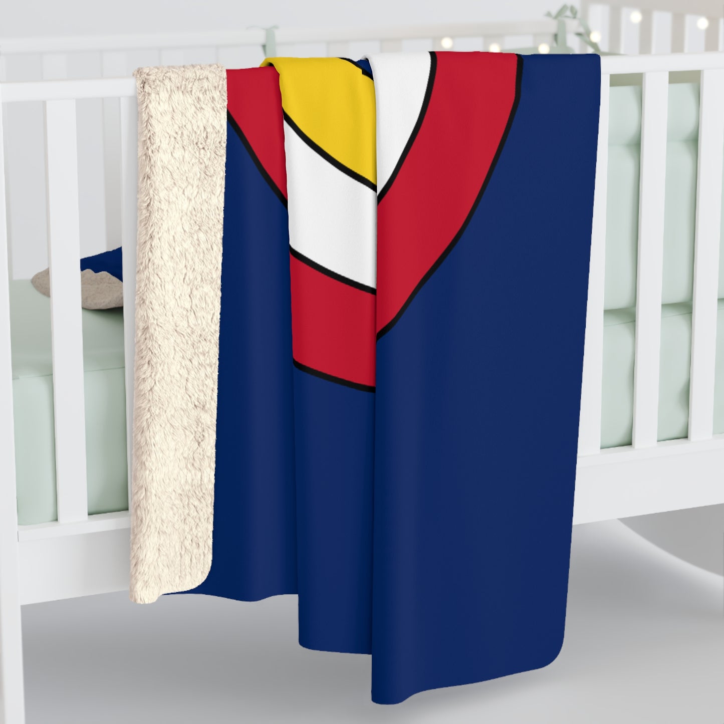 Turks And Caicos Islands Retro Target Blanket Throw