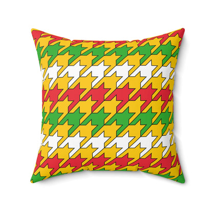 Myanmar Retro Houndstooth Cushion Pillow