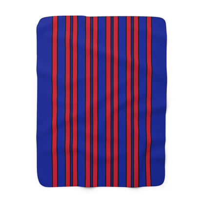 Haiti Retro Stripes Blanket Throw