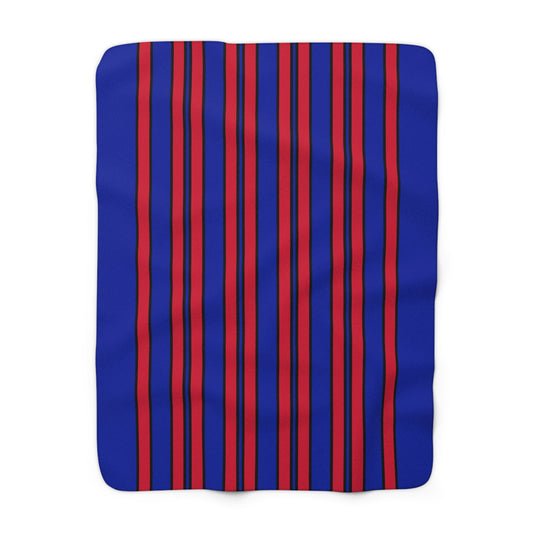 Haiti Retro Stripes Blanket Throw