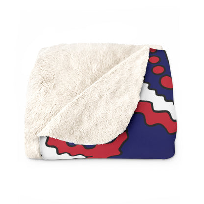 South Georgia And The South Sandwich Islands Retro Paisley Blanket Throw