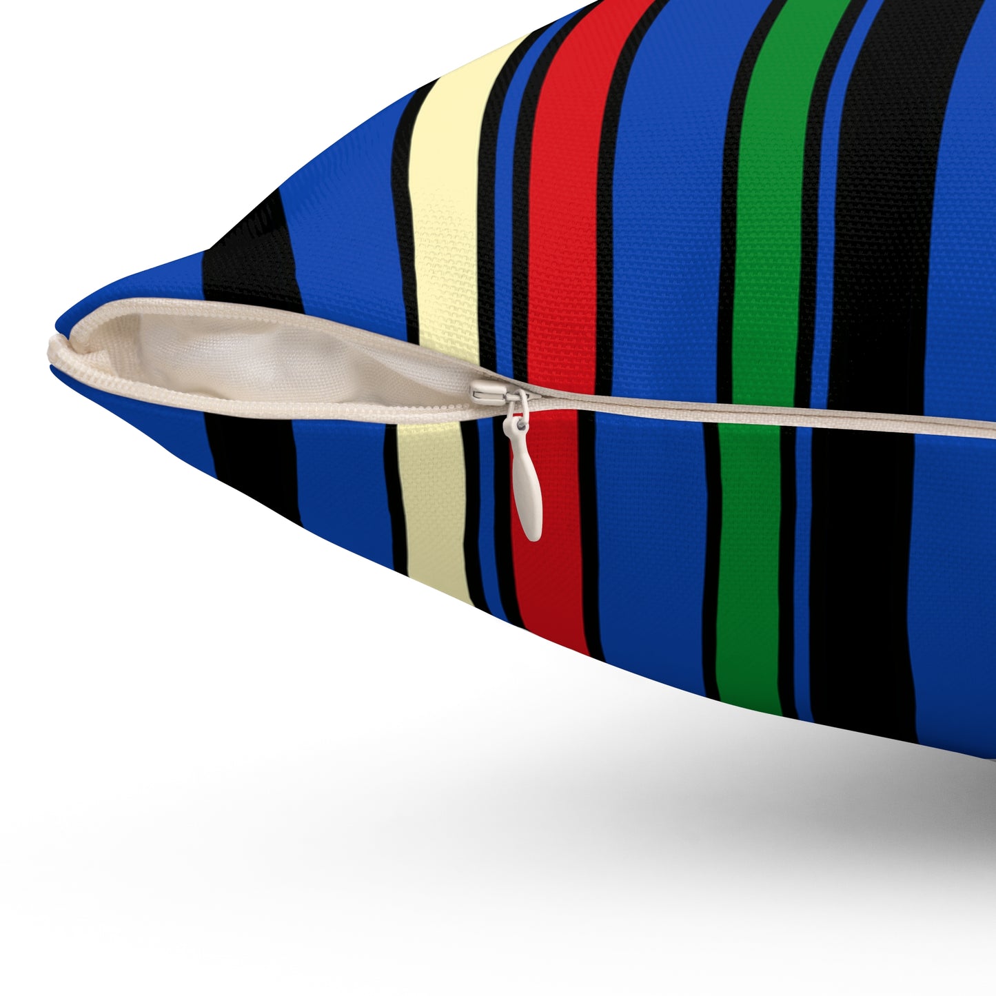 South Sudan Retro Stripes Cushion Pillow