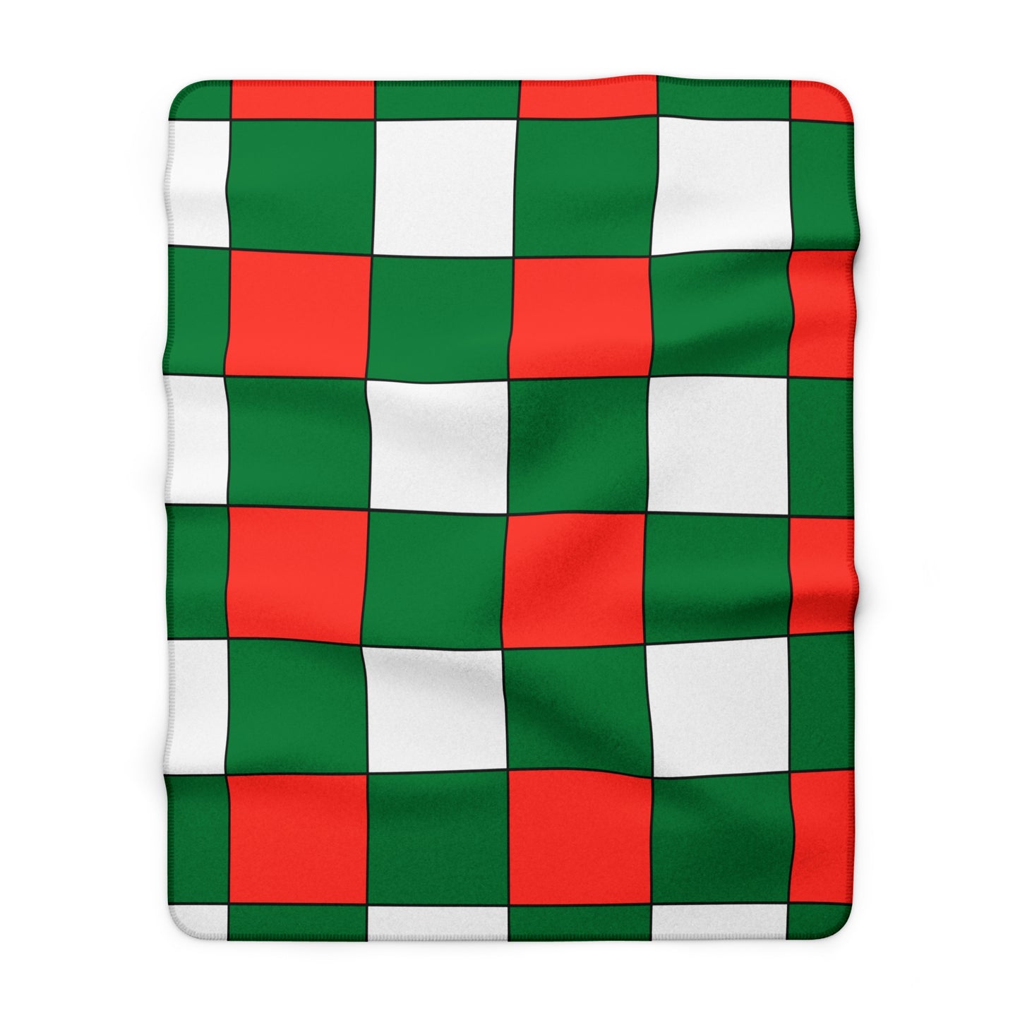 Madagascar Retro Check Blanket Throw