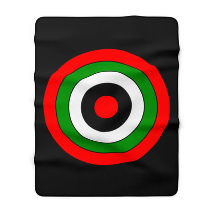 Sudan Retro Target Blanket Throw