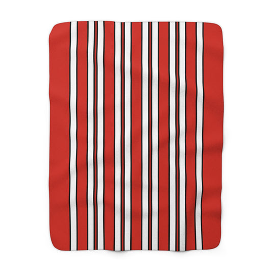 Canada Retro Stripes Blanket Throw