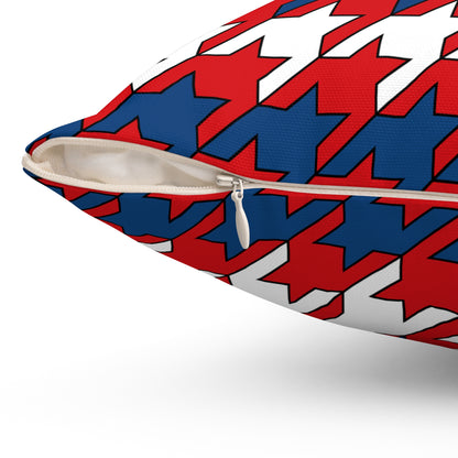 Czechia Retro Houndstooth Cushion Pillow