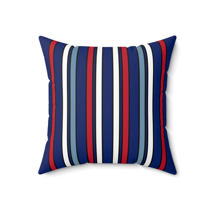 Falkland Islands Retro Stripes Cushion Pillow
