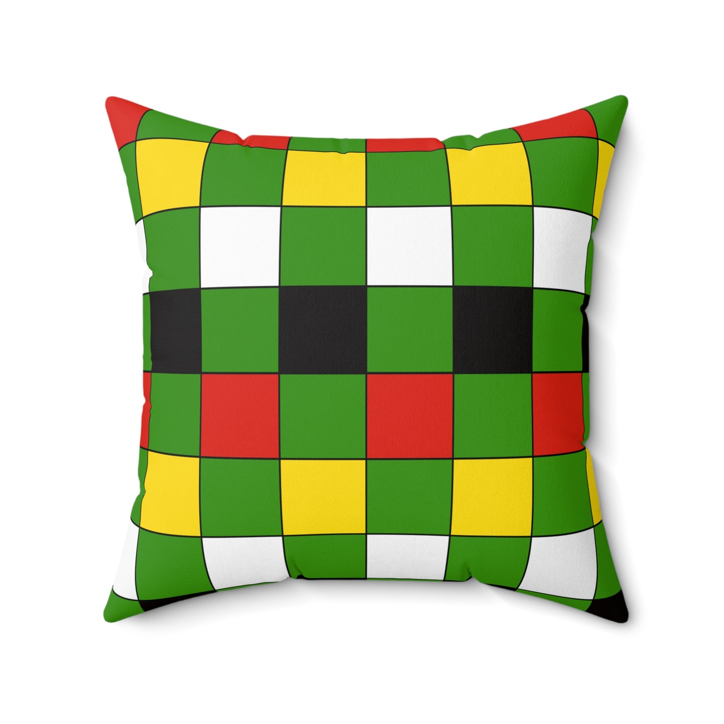 Guyana Retro Check Cushion Pillow