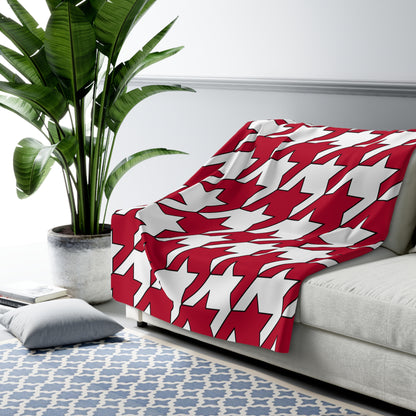 Japan Retro Houndstooth Blanket Throw