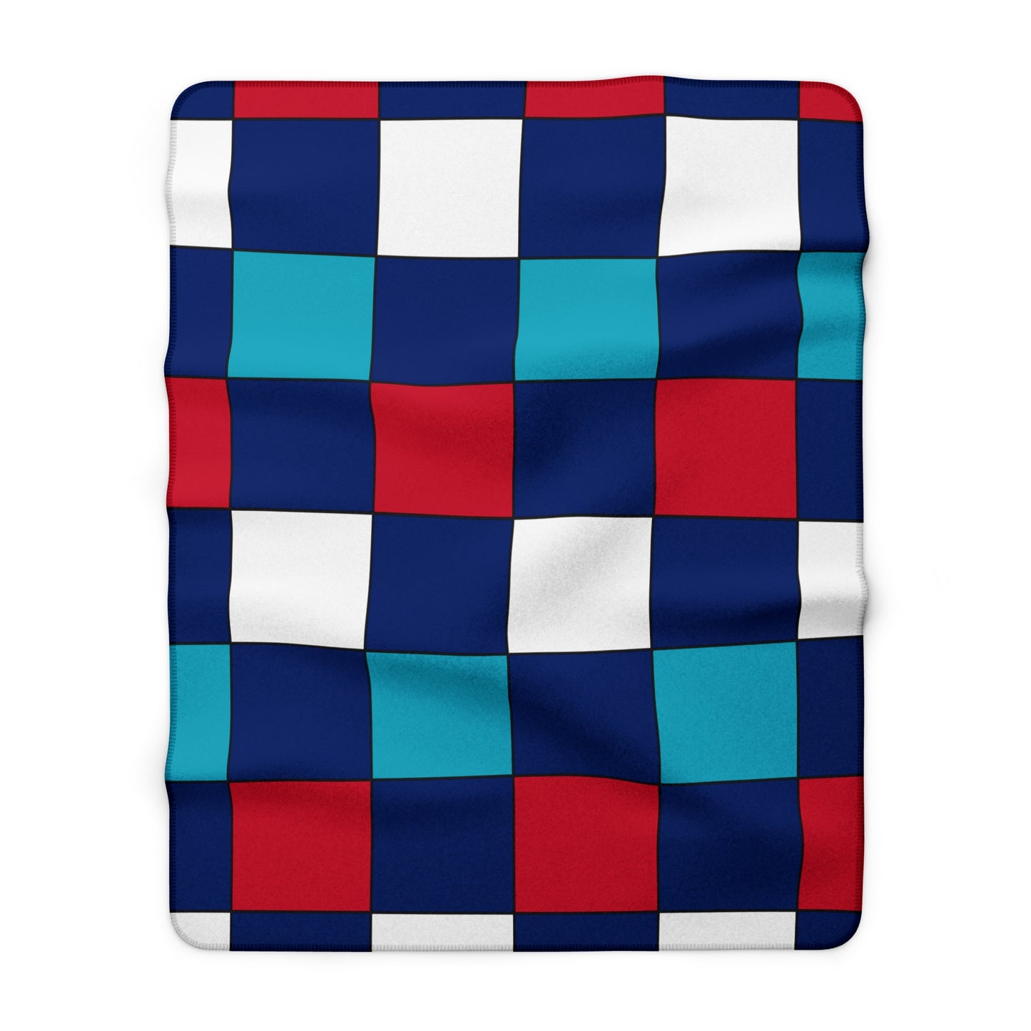 Montserrat Retro Check Blanket Throw