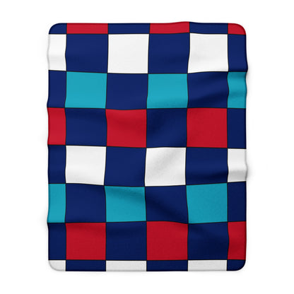 Montserrat Retro Check Blanket Throw