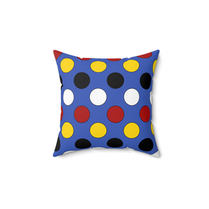 Eswatini Retro Polka Dots Cushion Pillow