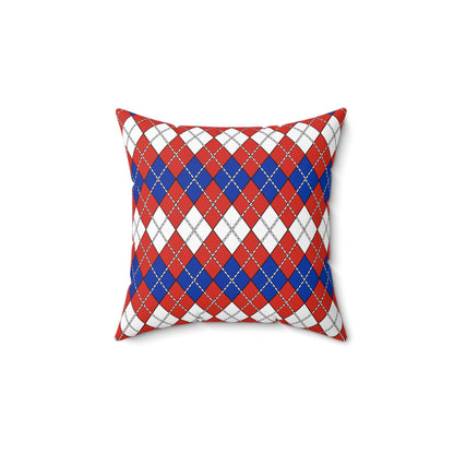 Chile Retro Argyle Cushion Pillow