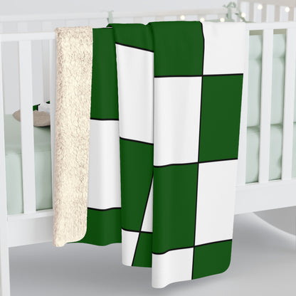 Pakistan Retro Check Blanket Throw