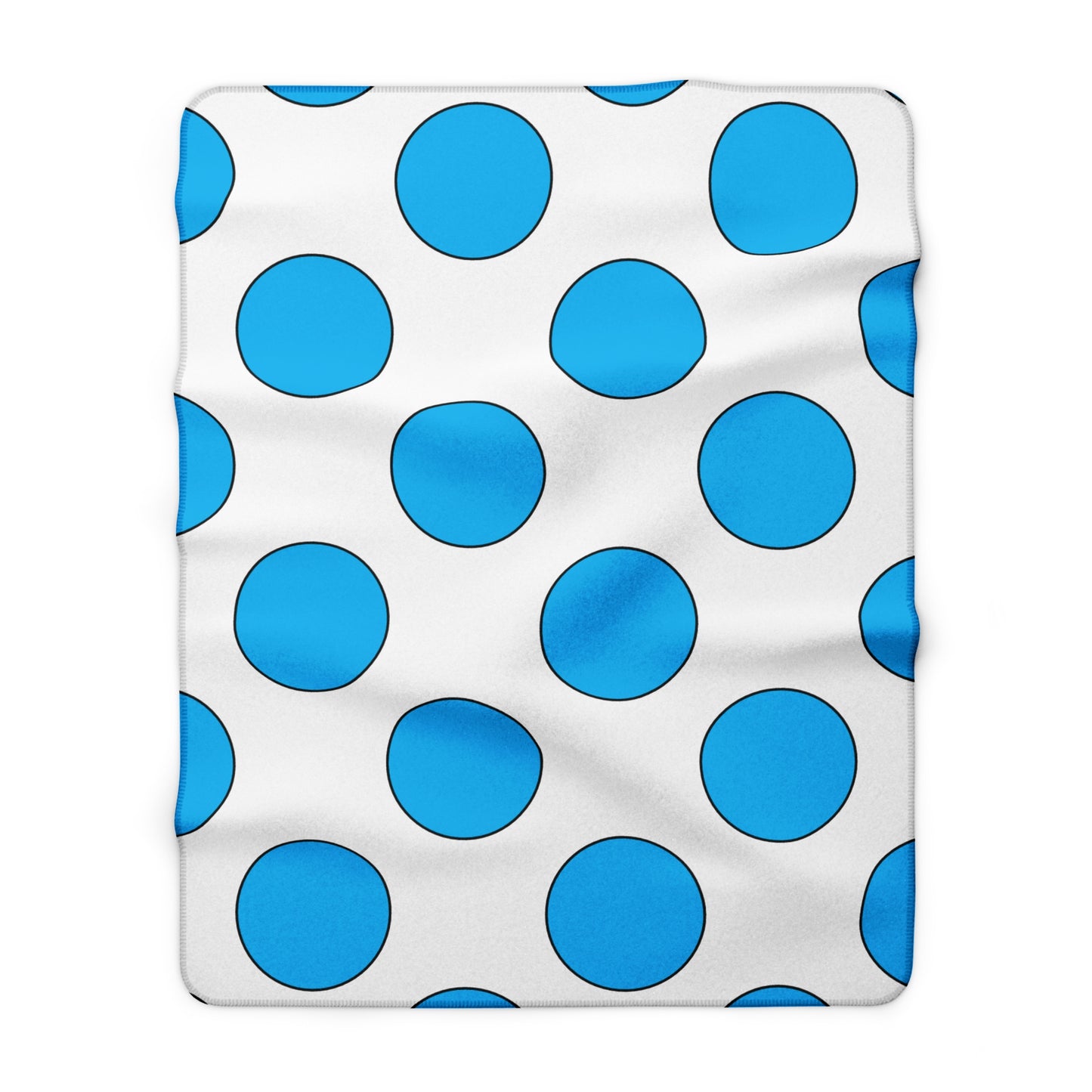 San Marino Retro Polka Dots Blanket Throw