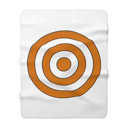 Cyprus Retro Target Blanket Throw
