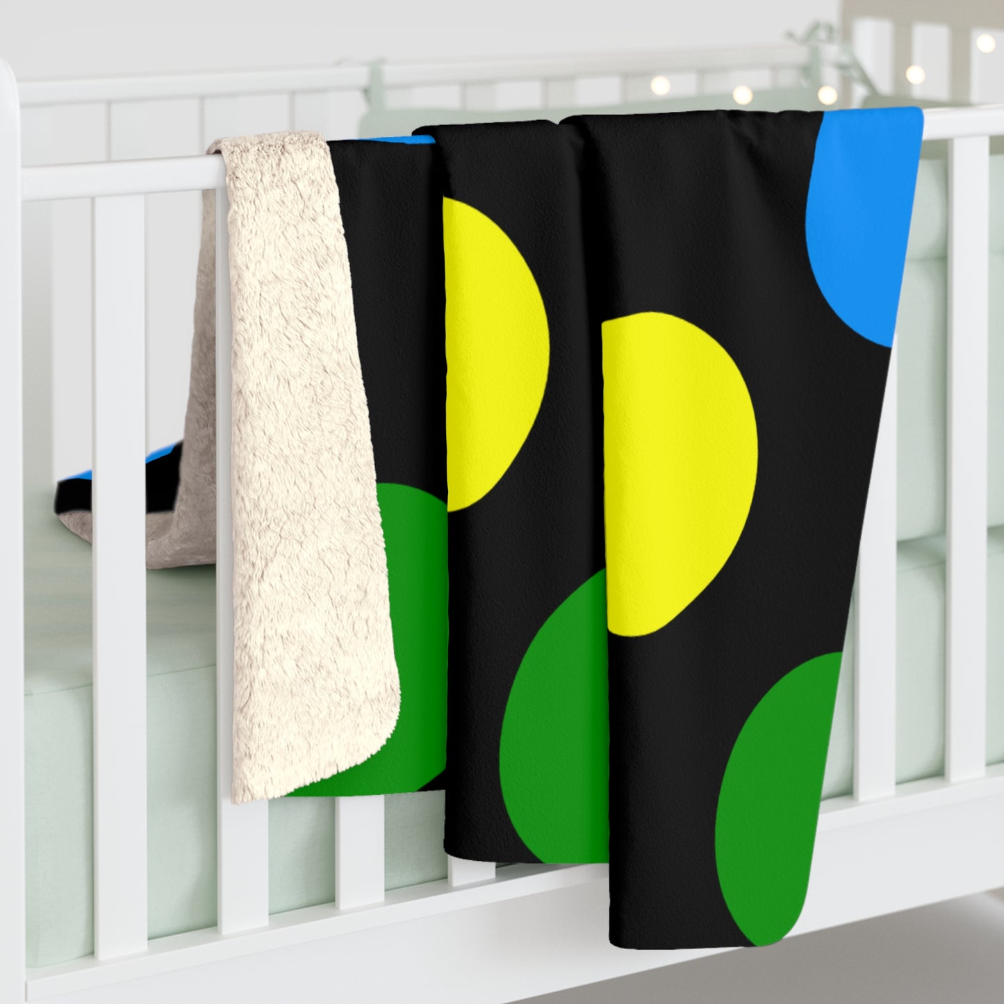 Tanzania Retro Polka Dots Blanket Throw