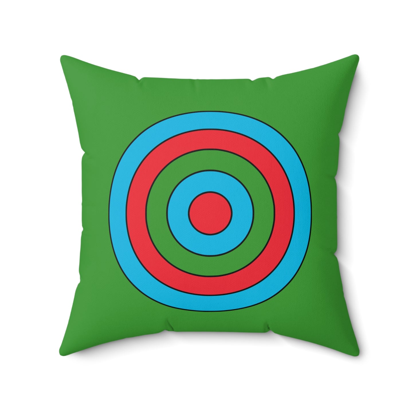 Azerbaijan Retro Target Cushion Pillow