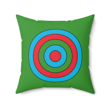 Azerbaijan Retro Target Cushion Pillow