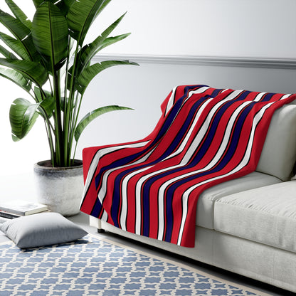 Bermuda Retro Stripes Blanket Throw