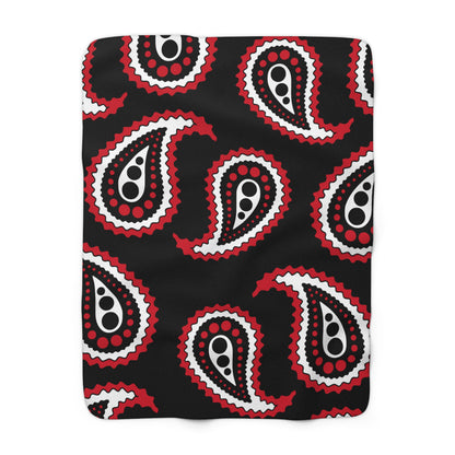 Egypt Retro Paisley Blanket Throw