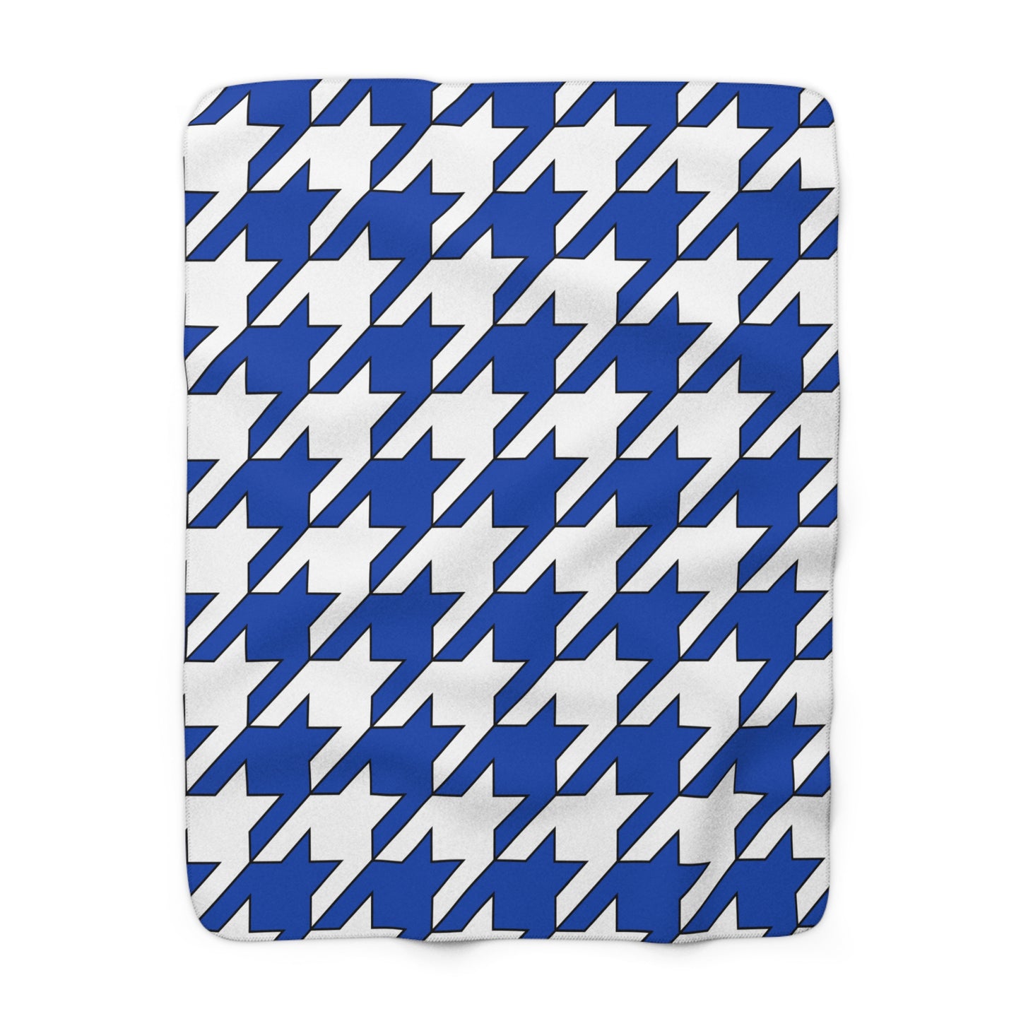 El Salvador Retro Houndstooth Blanket Throw