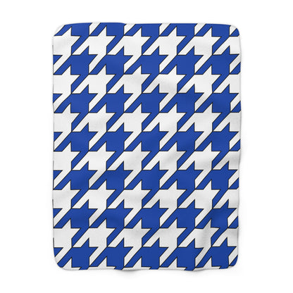 El Salvador Retro Houndstooth Blanket Throw