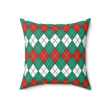 Bulgaria Retro Argyle Cushion Pillow