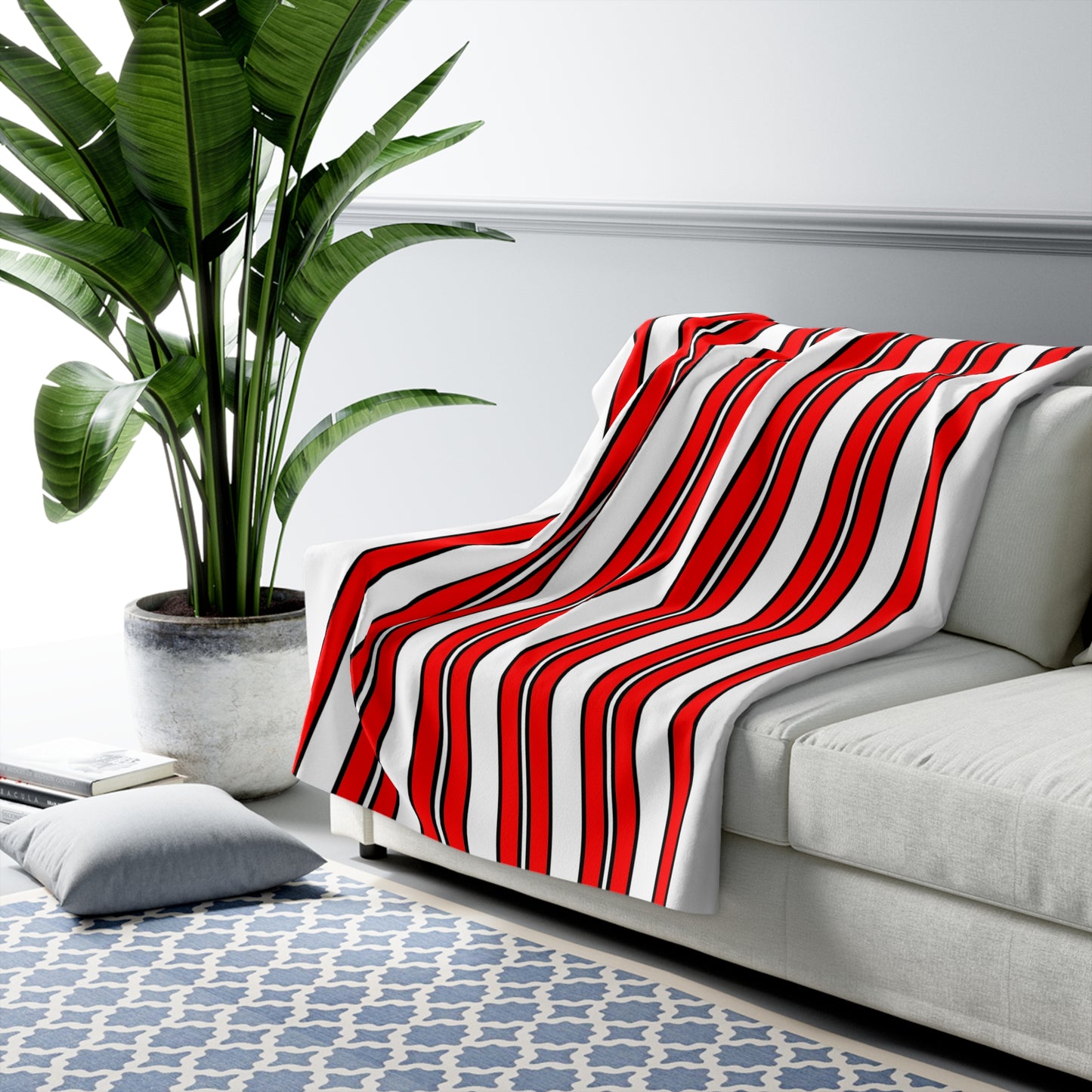 Georgia Retro Stripes Blanket Throw