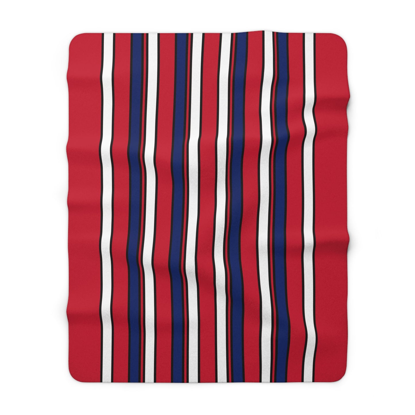 Saint Helena, Ascension And Tristan Da Cunha Retro Stripes Blanket Throw