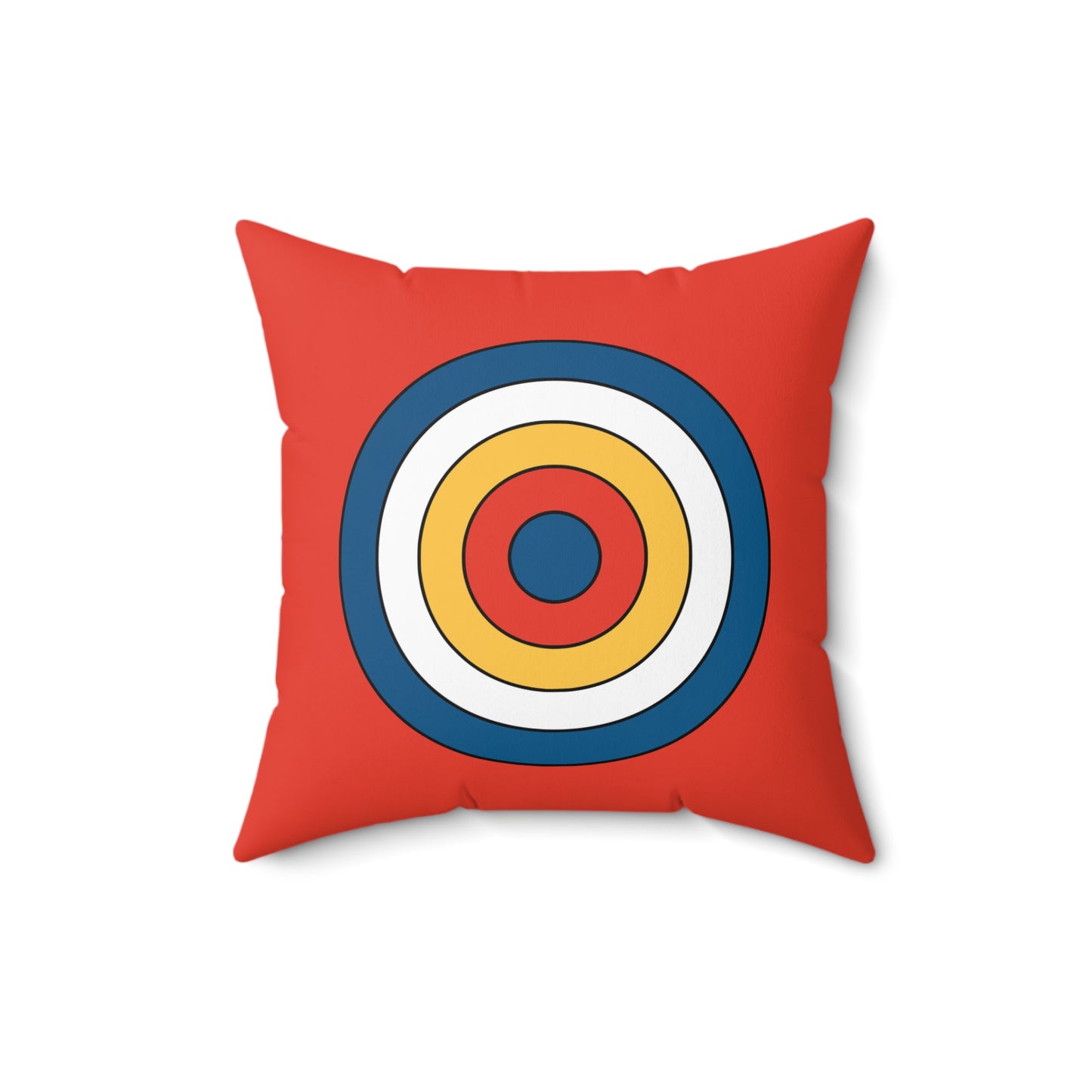 Kiribati Retro Target Cushion Pillow