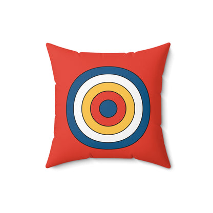 Kiribati Retro Target Cushion Pillow